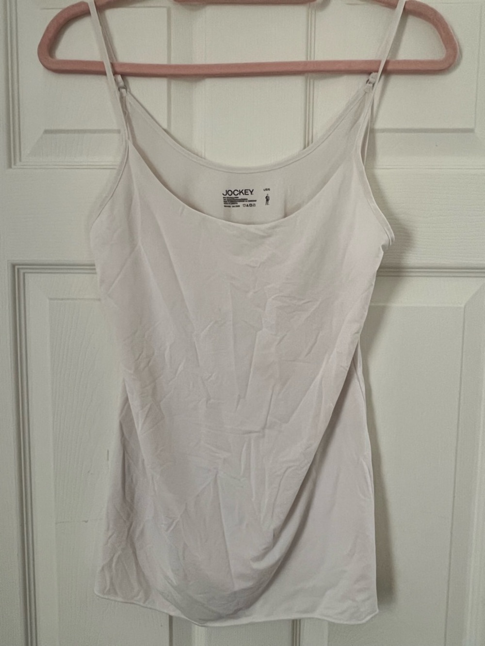 Jockey camisole with adjustable spaghetti straps.